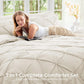 Valen Pintuck Comforter Set – 7 Piece Modern Bedding Collection