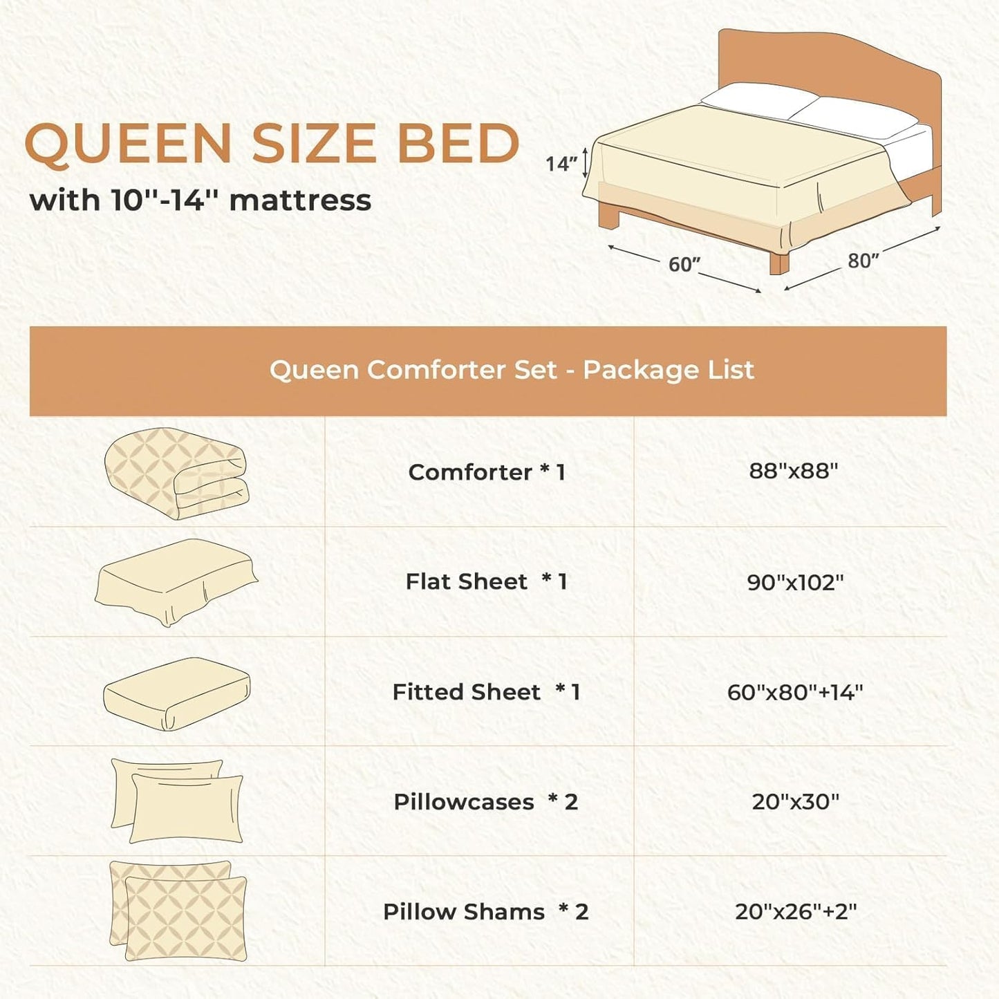 Valen Pintuck Comforter Set – 7 Piece Modern Bedding Collection