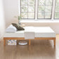 Alderwood Platform Bed – Solid Wood Minimal Frame (Queen)