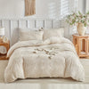 Verda Leaf Duvet Cover Set – Embroidered Botanical Bedding